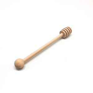 HH-0739 promotional wooden honey dipper sticks