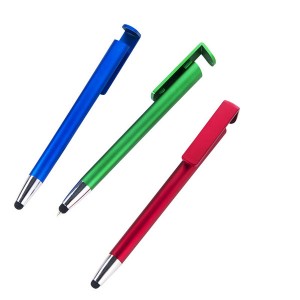 OS-0594 promotional touch screen ballpoint pen with phone holder