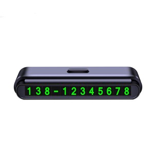 AM-0066 promotional temporary car parking phone number card