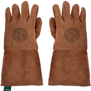 AC-0439 custom leather BBQ gloves