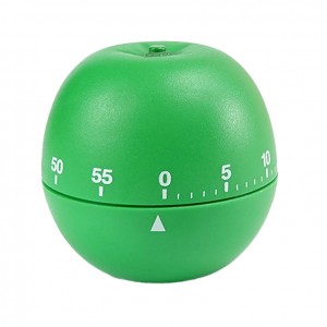 HH-1401 orange shaped kitchen manual timers with logo printed