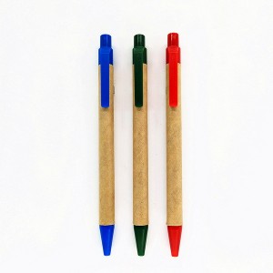 OS-0014 Custom kraft paper ballpoint pens