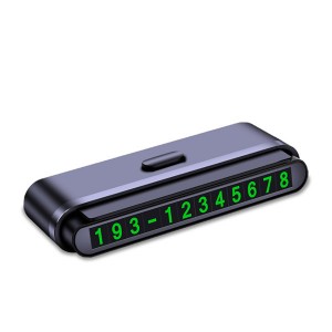 AM-0066 promotional temporary car parking phone number card