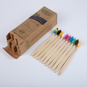 HP-0286 Custom Bamboo Toothbrush Set